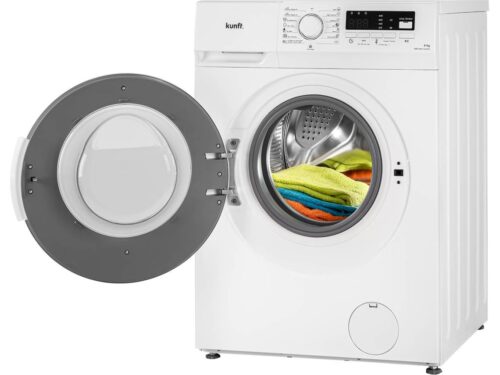 Máquina de Lavar Roupa KUNFT KWM7598 (9 kg - 1200 rpm - Branco) - Image 5