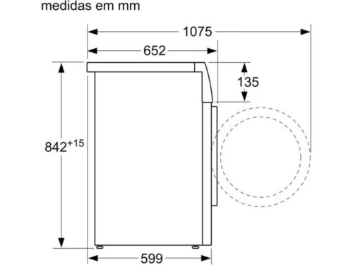 Máquina de Secar Roupa SIEMENS WQ45G200ES (9 kg - Bomba de Calor - Branco) - Image 4