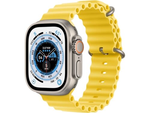 APPLE Watch Ultra GPS+Cellular 49 mm com Bracelete Ocean Amarela