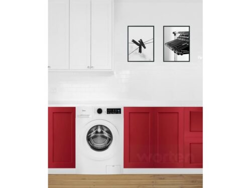 Máquina de Lavar Roupa MIDEA MFGL17W90B/W-PT (9 kg - 1400 rpm - Branco) - Image 2