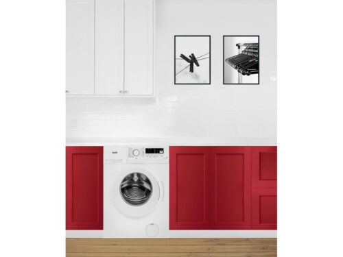 Máquina de Lavar Roupa KUNFT KWM7598 (9 kg - 1200 rpm - Branco) - Image 2