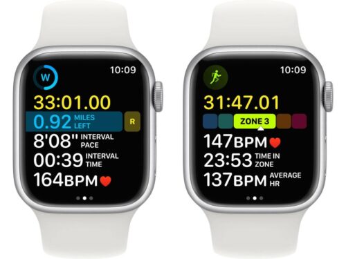 APPLE Watch Series 8 GPS 41 mm Prateado com Bracelete Desportiva Branca - Image 5