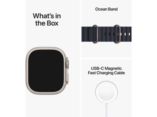 APPLE Watch Ultra GPS+Cellular 49 mm com Bracelete Ocean Meia-noite - Image 4