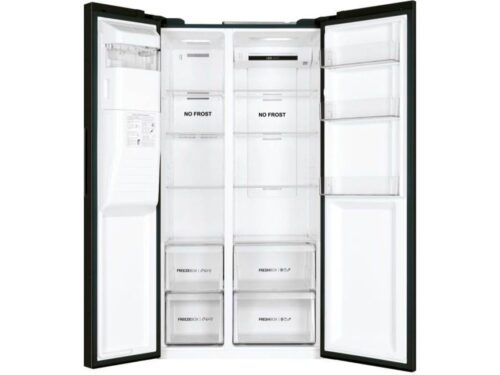 Frigorífico Americano HAIER HSR3918FIPB (No Frost - 177.5 cm - 504 L - Preto) - Image 3