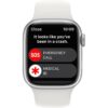 APPLE Watch Series 8 GPS 41 mm Prateado com Bracelete Desportiva Branca - Image 4