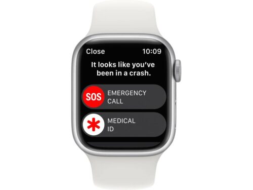 APPLE Watch Series 8 GPS 41 mm Prateado com Bracelete Desportiva Branca - Image 4