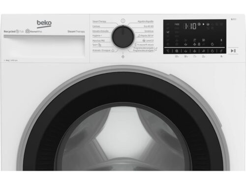 Máquina de Lavar Roupa BEKO SteamCure B3WFT58415W (8 kg - 1400 rpm - Branco) - Image 3
