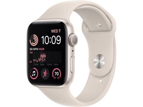 APPLE Watch SE GPS 44 mm Luz das Estrelas com Bracelete Desportiva Luz das Estrelas