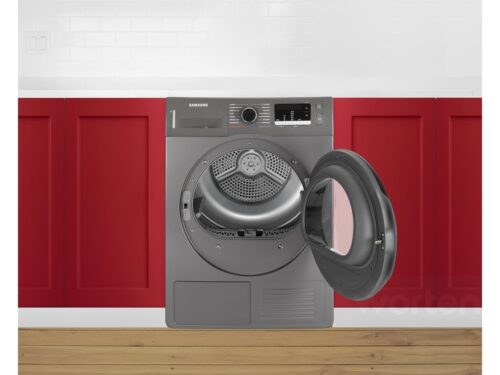 Máquina de Secar Roupa SAMSUNG DV80TA020AX (8 kg - Bomba de Calor - Inox - Image 4