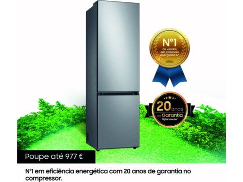 Frigorífico Combinado SAMSUNG Bespoke RB38A6B3DS9 (No Frost - 203 cm - 390 L - Inox) - Image 4