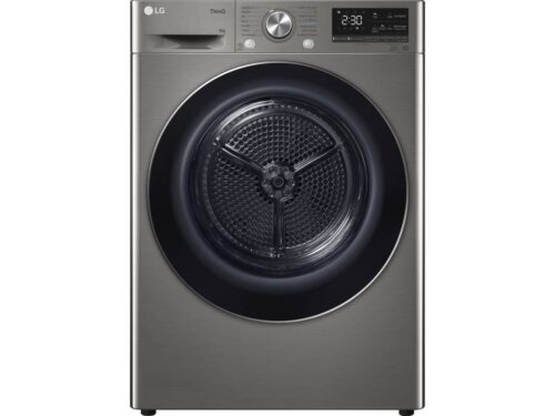Máquina de Secar Roupa LG RH90V9PV2N (9 kg - Bomba de Calor - Inox)