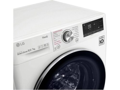 Máquina de Lavar e Secar Roupa LG F4DV7010S2W (7/10.5 kg - 1400 rpm - Branco) - Image 4