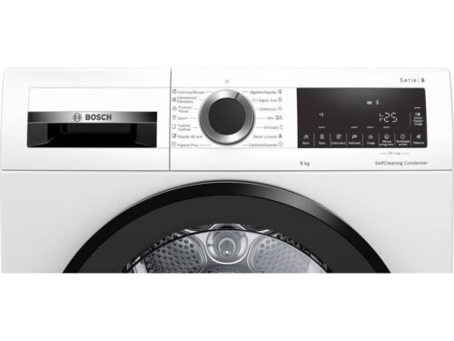 Máquina de Sacar Roupa BOSCH WQG24500ES (9 kg - Bomba de Calor - Branco) - Image 2