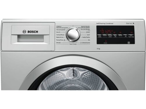 Máquina de Secar Roupa BOSCH WTG8729XEE (9 kg - Bomba de calor - Inox) - Image 3