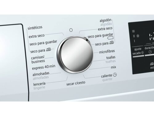 Máquina de Secar Roupa SIEMENS WT47G439EE (9 kg - Bomba de calor - Branco) - Image 5