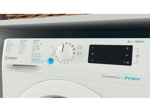 Máquina de Lavar Roupa INDESIT BWE 81496X WW SPT N (8 kg - 1400 rpm - Branco) - Image 5
