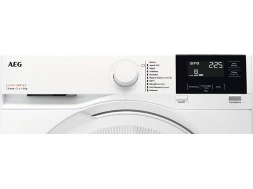 Máquina de Secar Roupa AEG TR718L2OB (8 kg - Bomba de Calor - Branco) - Image 2