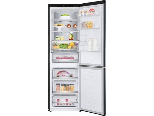 Frigorífico Combinado LG GBB71MCVGN (No Frost - 186 cm - 341 L - Preto) - Image 2