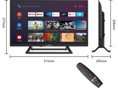 TV SMART TECH 24HA10T3 (LED - 24'' - 61 cm - HD - Android TV) - Image 3