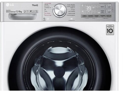 Máquina de Lavar e Secar Roupa LG F4DV9512P2W (8/12 kg - 1400 rpm - Branco) - Image 4