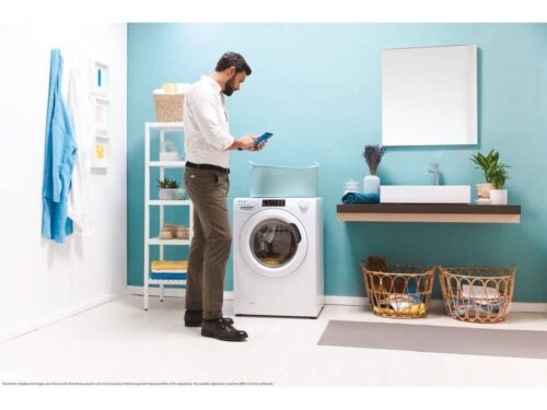 Máquina de Lavar e Secar Roupa CANDY CSOW 4855TWE/1-S (5/8 kg - 1400 rpm - Branco) - Image 3