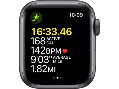 APPLE Watch SE GPS+Cellular 40 mm Cinzento Sideral com Bracelete Desportiva Meia-noite - Image 3