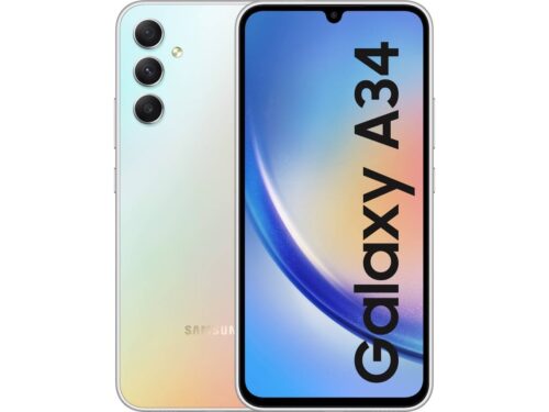 Smartphone SAMSUNG Galaxy A34 5G (6.6'' - 6 GB - 128 GB - Silver)