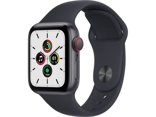 APPLE Watch SE GPS+Cellular 40 mm Cinzento Sideral com Bracelete Desportiva Meia-noite