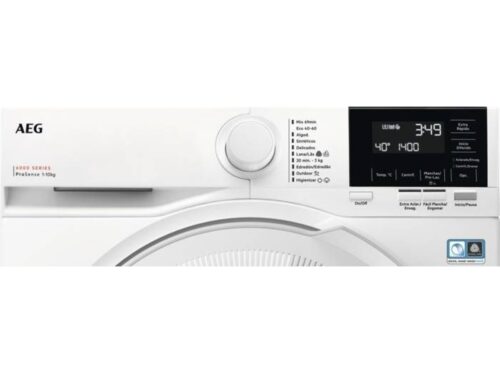 Máquina de Lavar Roupa AEG Prosense LFR6114O2B (10 kg - 1400 rpm - Branco) - Image 2