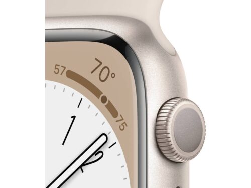 APPLE Watch Series 8 GPS 45 mm Luz das Estrelas com Bracelete Desportiva Luz das Estrelas - Image 3