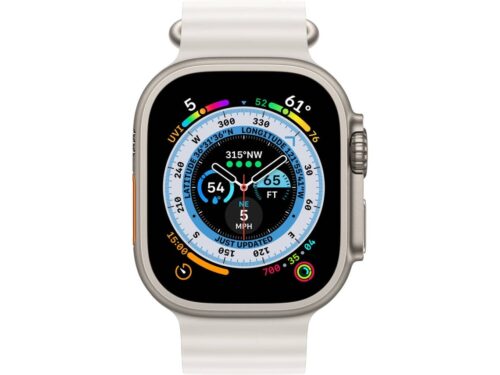 APPLE Watch Ultra GPS+Cellular 49 mm com Bracelete Ocean Branca - Image 2