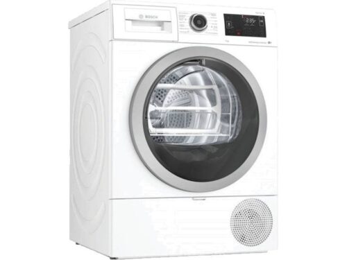 Máquina de Secar Roupa BOSCH WTU87RH2ES (9 kg - Bomba de Calor - Branco)