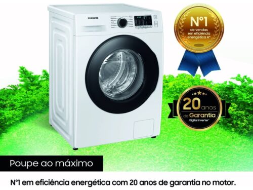 Máquina de Lavar Roupa SAMSUNG WW11BGA046AE (11 kg - 1400 rpm - Branco) - Image 4
