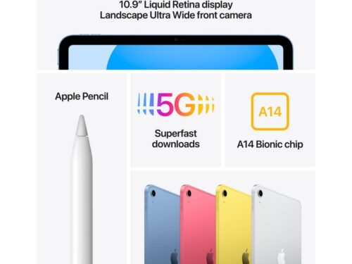 iPad APPLE (10.9'' - 64 GB - Wi-Fi+Cellular - Amarelo) - Image 5
