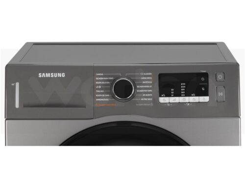 Máquina de Secar Roupa SAMSUNG DV80TA020AX (8 kg - Bomba de Calor - Inox - Image 5