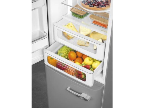 Frigorífico Combinado SMEG FAB32LSV5 (No Frost - 205 cm - 331 L - Cinzento) - Image 4