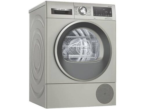 Máquina de Secar Roupa BOSCH WQG2450XES (9 kg - Bomba de Calor - Inox)