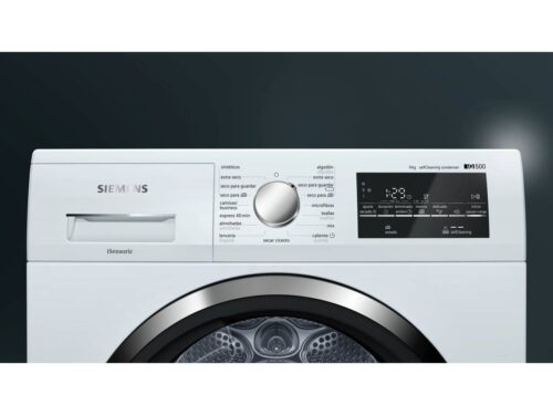 Máquina de Secar Roupa SIEMENS WT47G439EE (9 kg - Bomba de calor - Branco) - Image 4