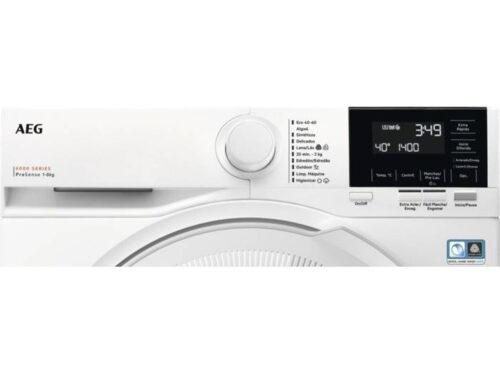 Máquina de Lavar Roupa AEG LFR6184N2B (8 kg - 1400 rpm - Branco) - Image 2