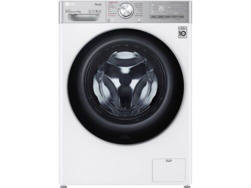 Máquina de Lavar Roupa LG F4WV9009P2W (9 kg - 1400 rpm - Branco)