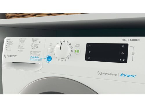 Máquina de Lavar Roupa INDESIT BWE 101496X WS SPT N 1 (10 kg - 1400 rpm - Branco) - Image 3