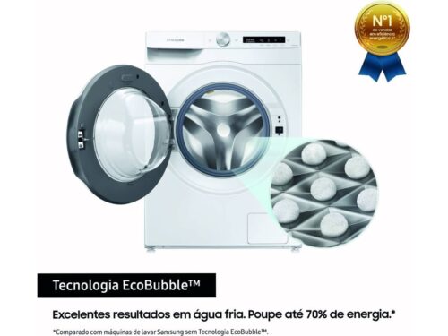 Máquina de Lavar Roupa SAMSUNG WW12T504DTW (12 kg - 1400 rpm - Branco) - Image 5