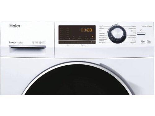 Máquina de Lavar e Secar Roupa HAIER HWD100BP14636NIB (6/10 kg - 1400 rpm - Branco) - Image 4